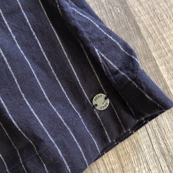 Roxy From The Side Halter Striped Dress NEW M - Picture 4 of 8